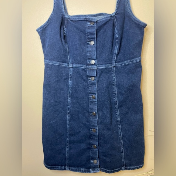 SO Denim Button-Down Dress Size XXL - Picture 2 of 9